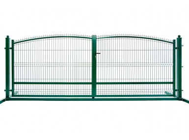 Brama  panelowa łukowa 4x1,5m